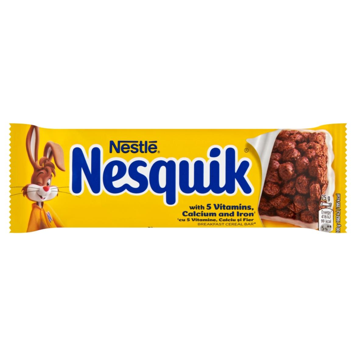 Nesquik kakaós gabonapehely-szelet tejbevonó talppal vitaminokkal
