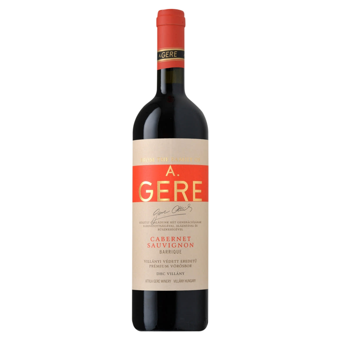 Gere A. Villányi Cabernet Sauvignon  DRS