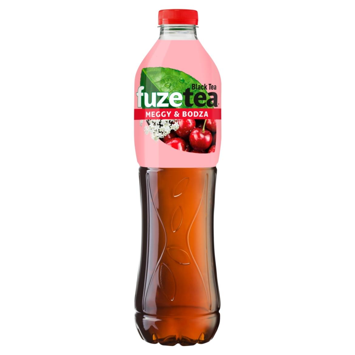 FUZETEA szénsavmentes meggy- és bodzaízű üdítőital fekete tea kivonattal