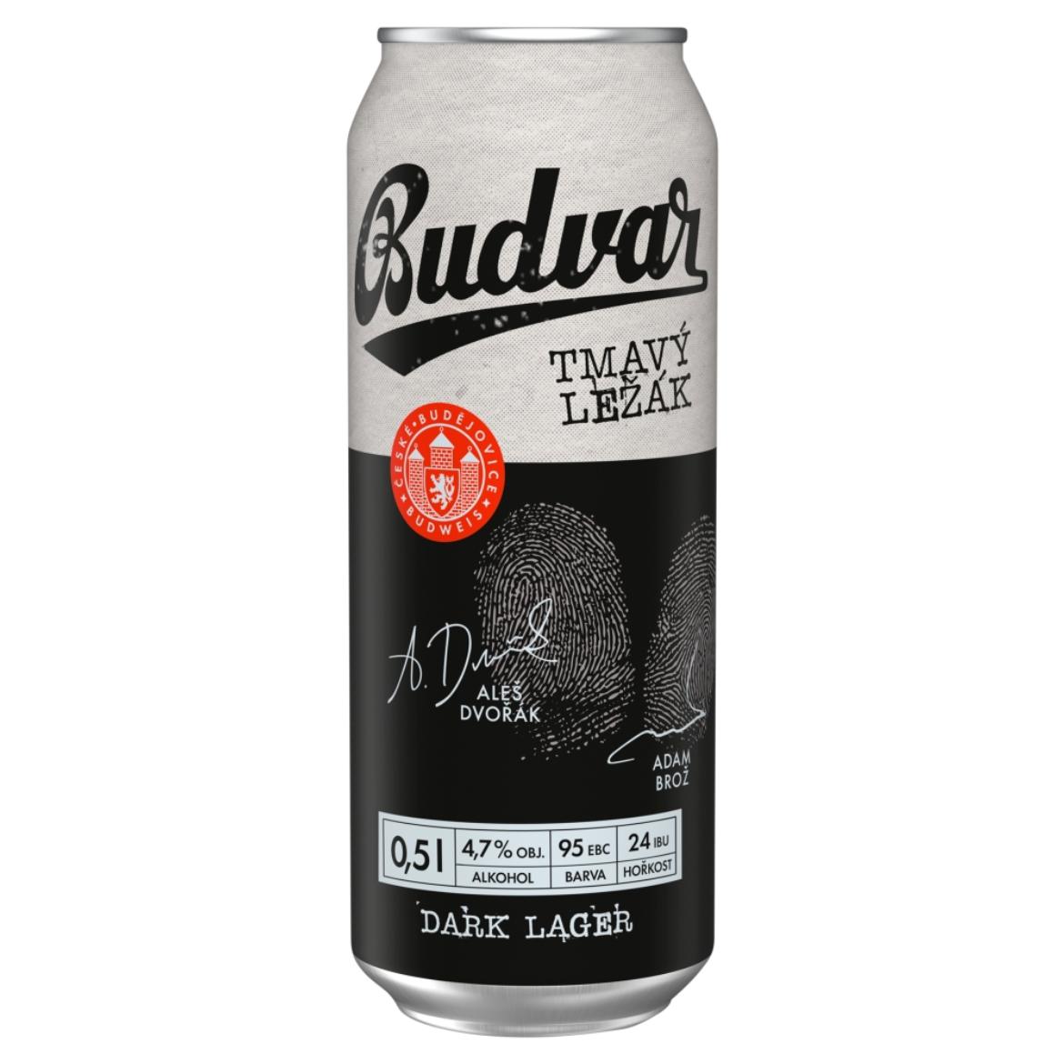 Budvar Dark Lager cseh barna sör 4,7% 0,5 l