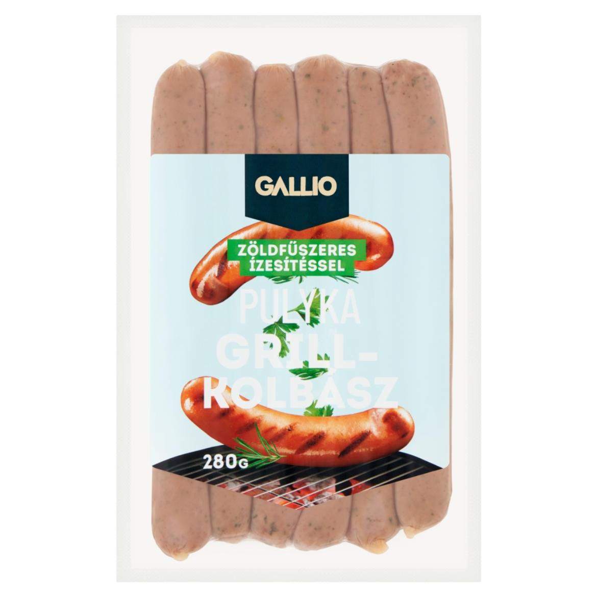 Gallio, Pulyka grillkolbász zöldfűszeres ízesítéssel