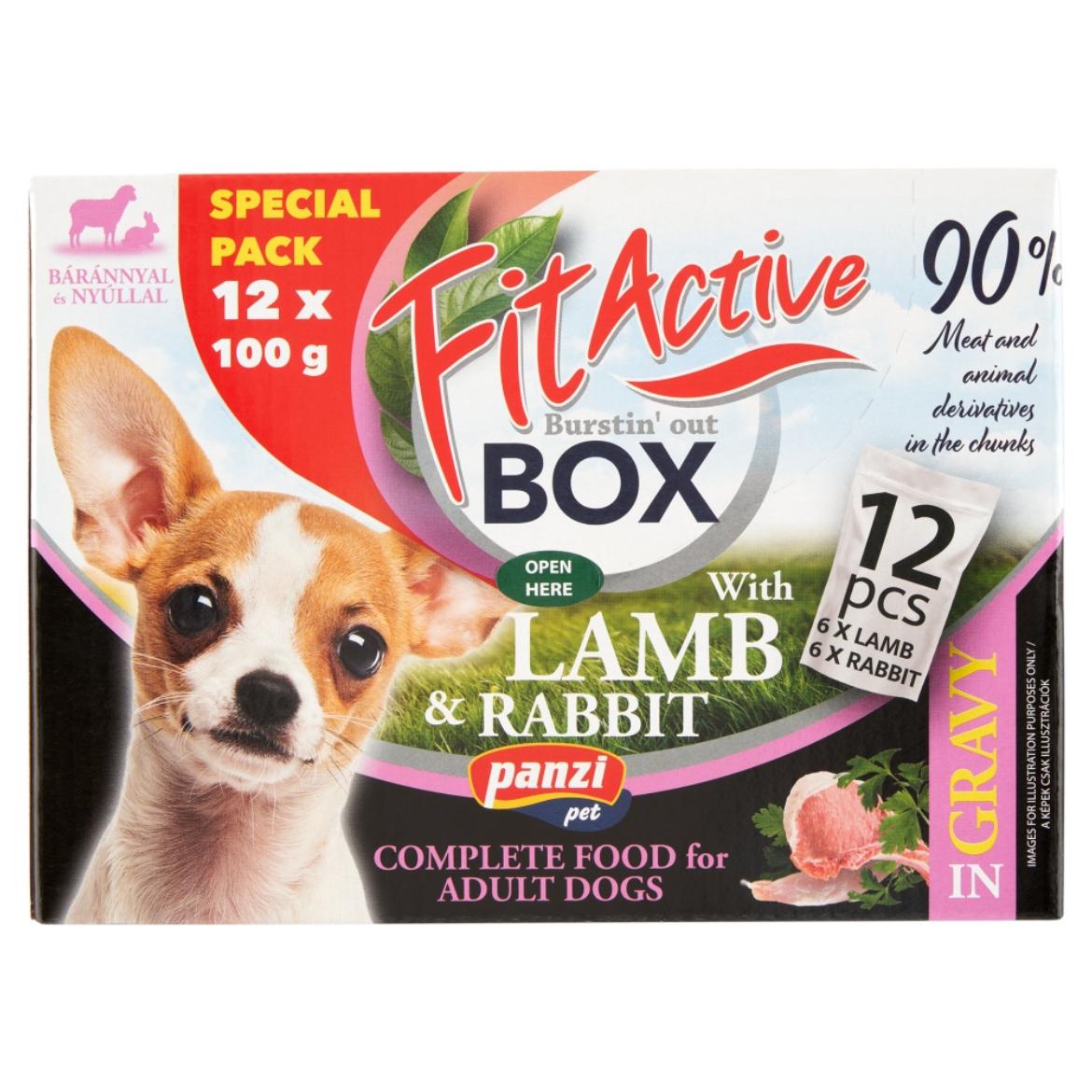 FitActive Fitabox kutya tasak bárány&nyúl 12x100g