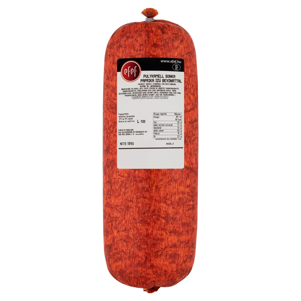 eFeF pulykamell sonka paprika ízű bevonattal