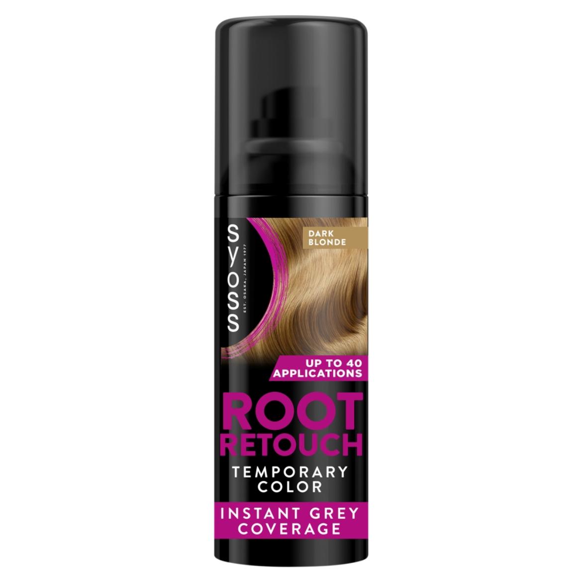 Syoss Root Retoucher lenövést elfedő hajszínező spray Sötétszőke 