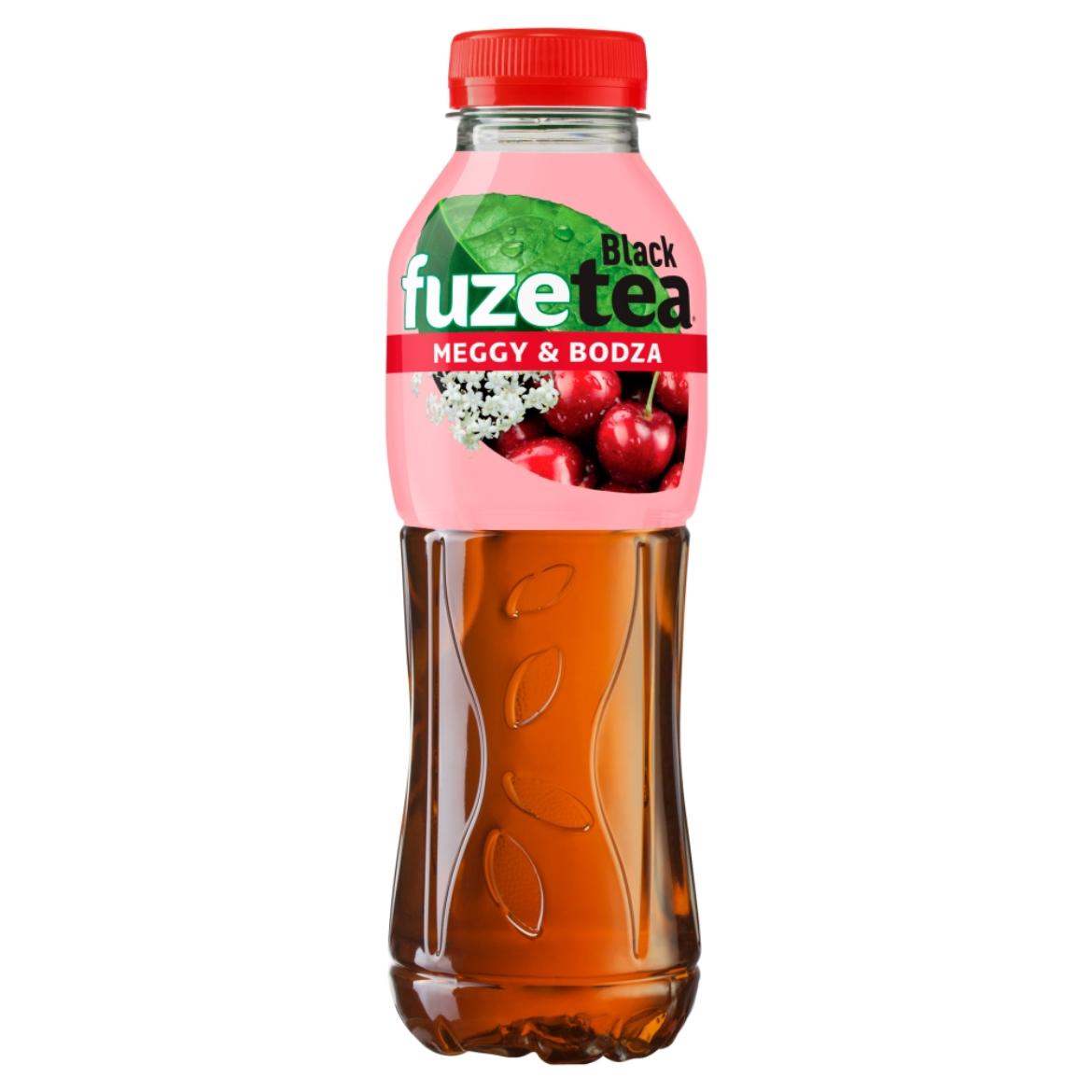 FUZETEA szénsavmentes meggy- és bodzaízű üdítőital fekete tea kivonattal