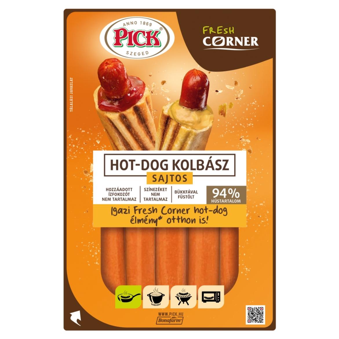 Pick hot-dog kolbász sajtos