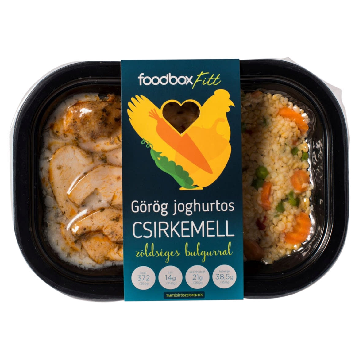 Foodbox Fitt görög joghurtos csirkemell zöldséges bulgurral