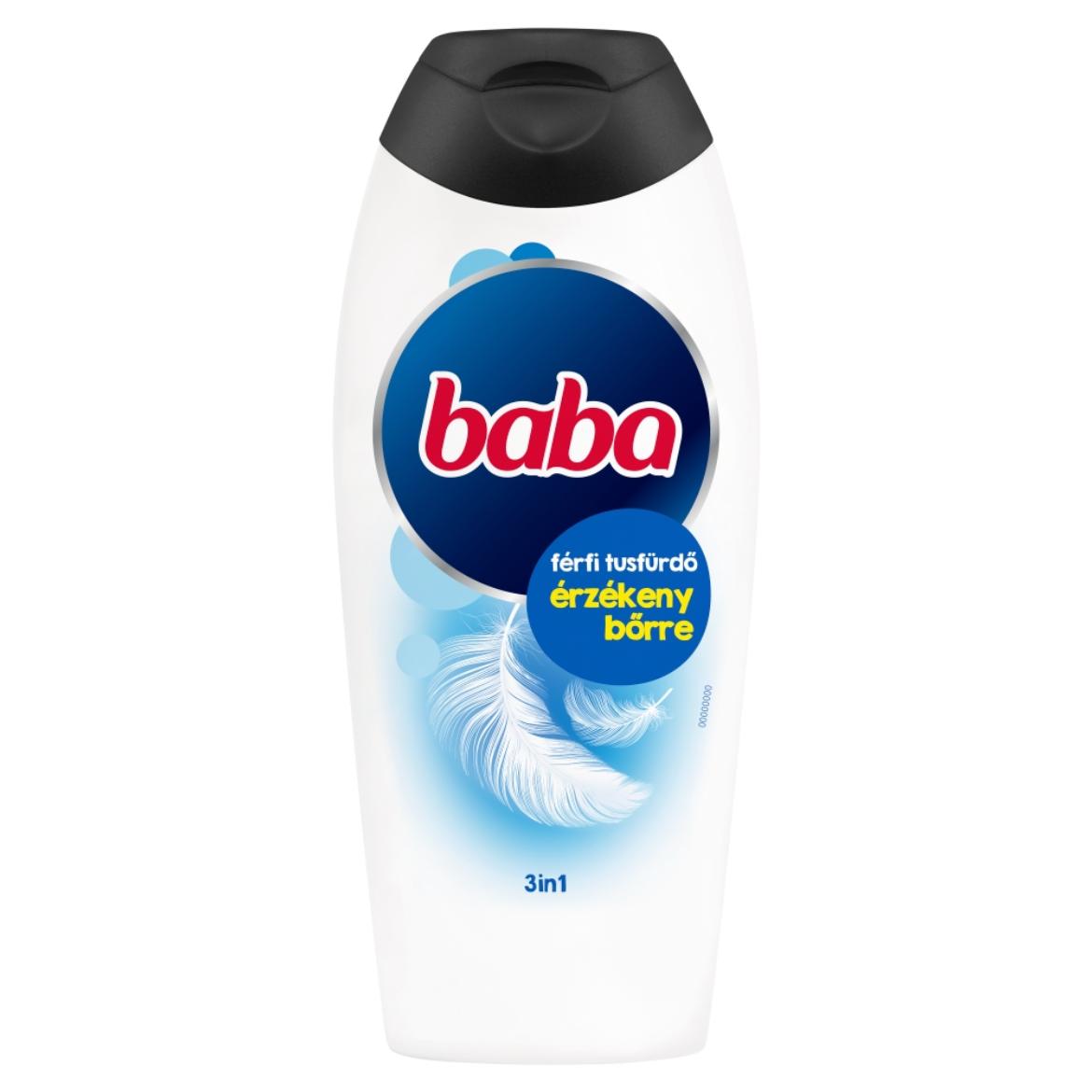Baba 3in1 férfi tusfürdő érzékeny bőrre