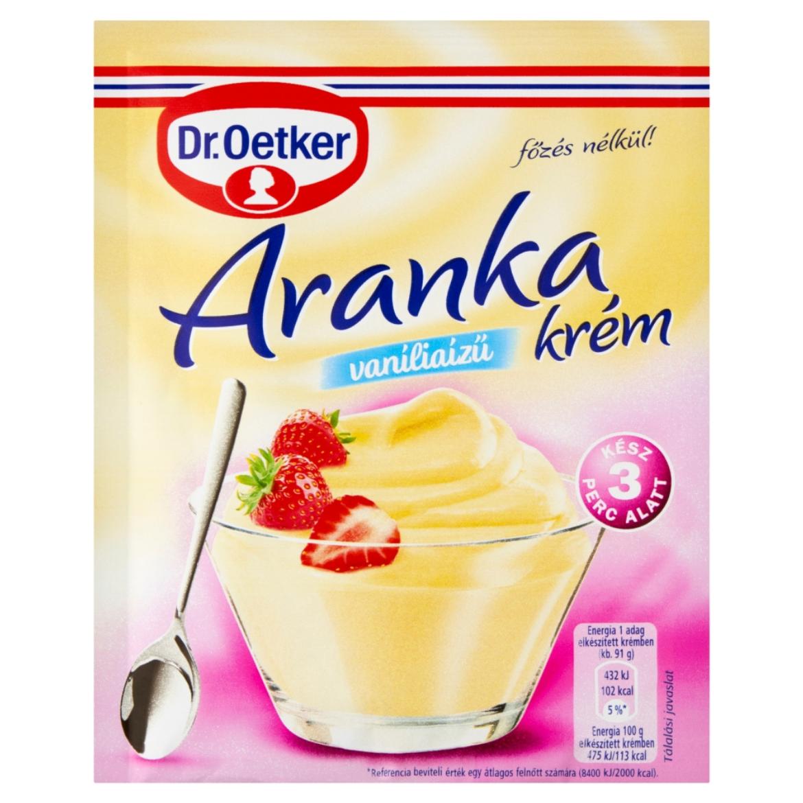 Dr. Oetker Aranka Krém vaníliaízű krémpor