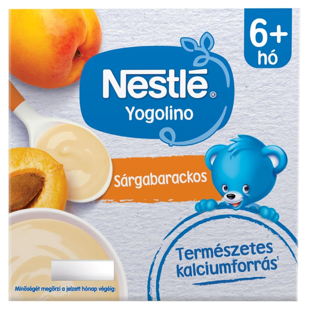 Nestlé Yogolino tejalapú sárgabarackos bébidesszert 6-36 hónapos korig 4 x  (400 g)