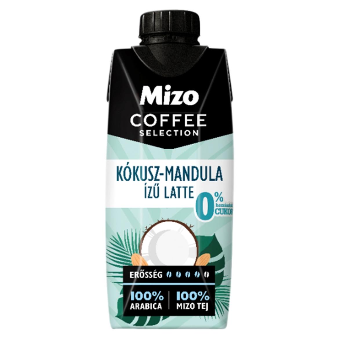 Mizo Coffee Selection Kókusz-Mandula ízű Latte UHT zsírszegény kávés tej édesítőszerekkel