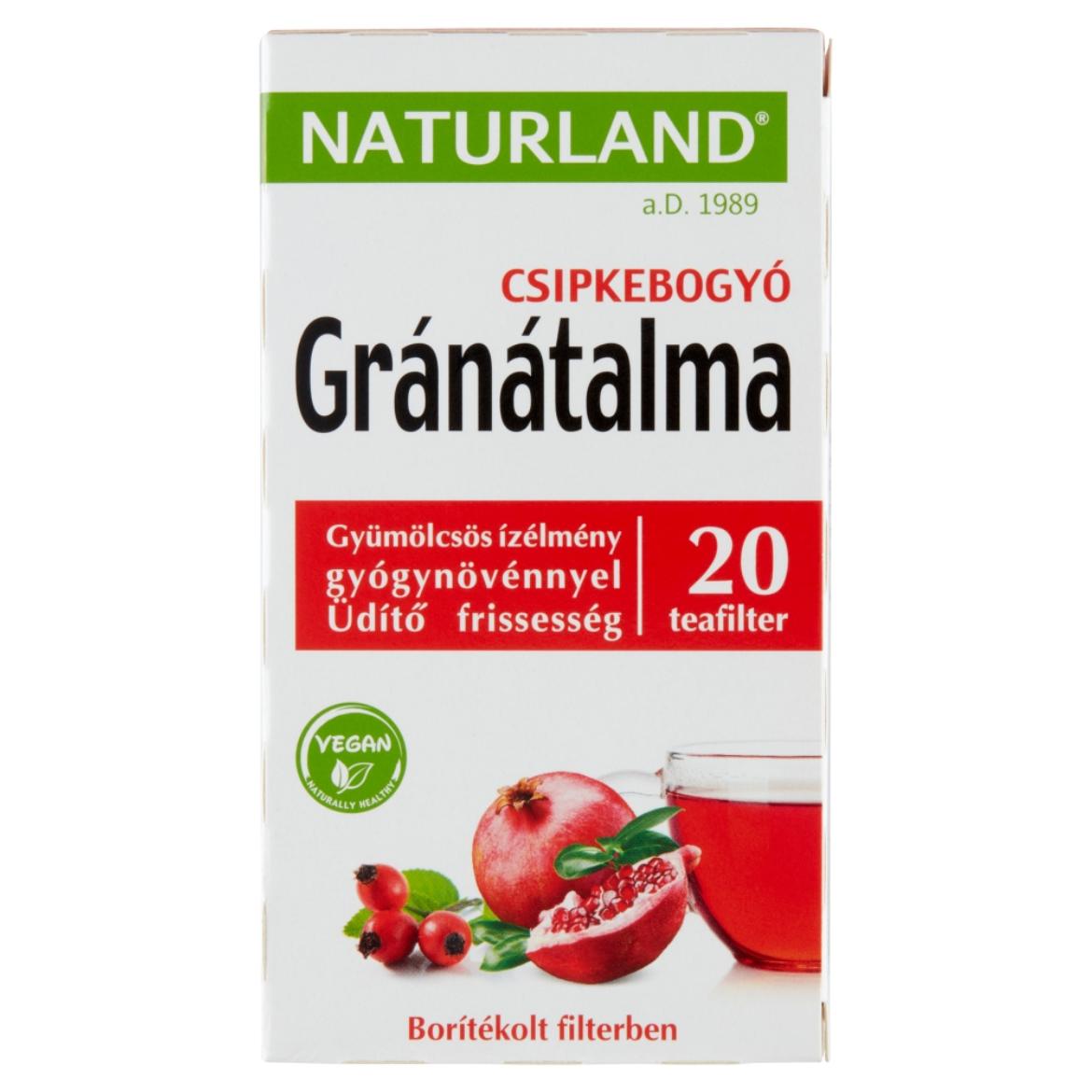 Naturland Fruit and Herb gránátalma & csipkebogyó gyümölcstea