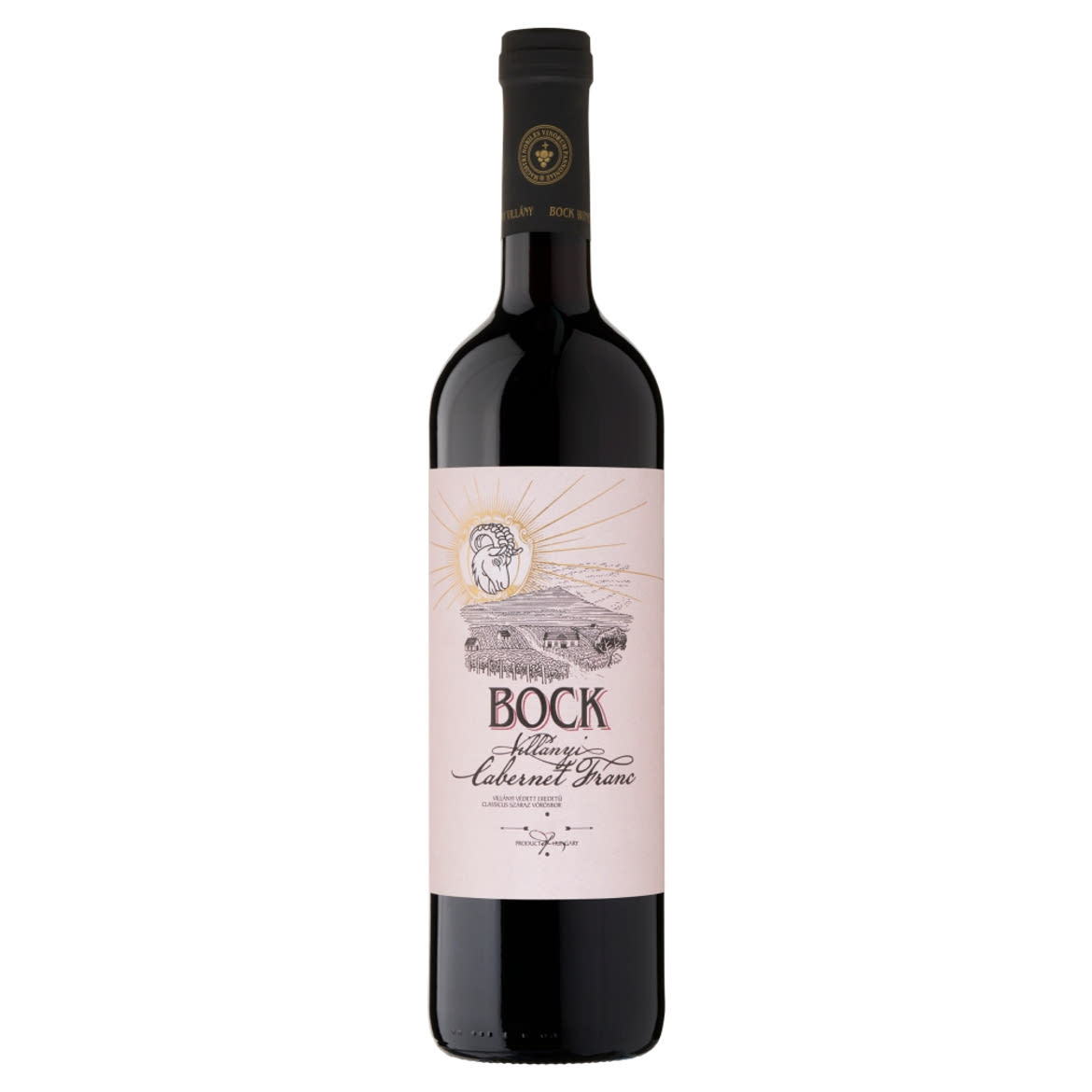 Bock Villányi Cabernet Franc classicus száraz vörösbor 14,5%
