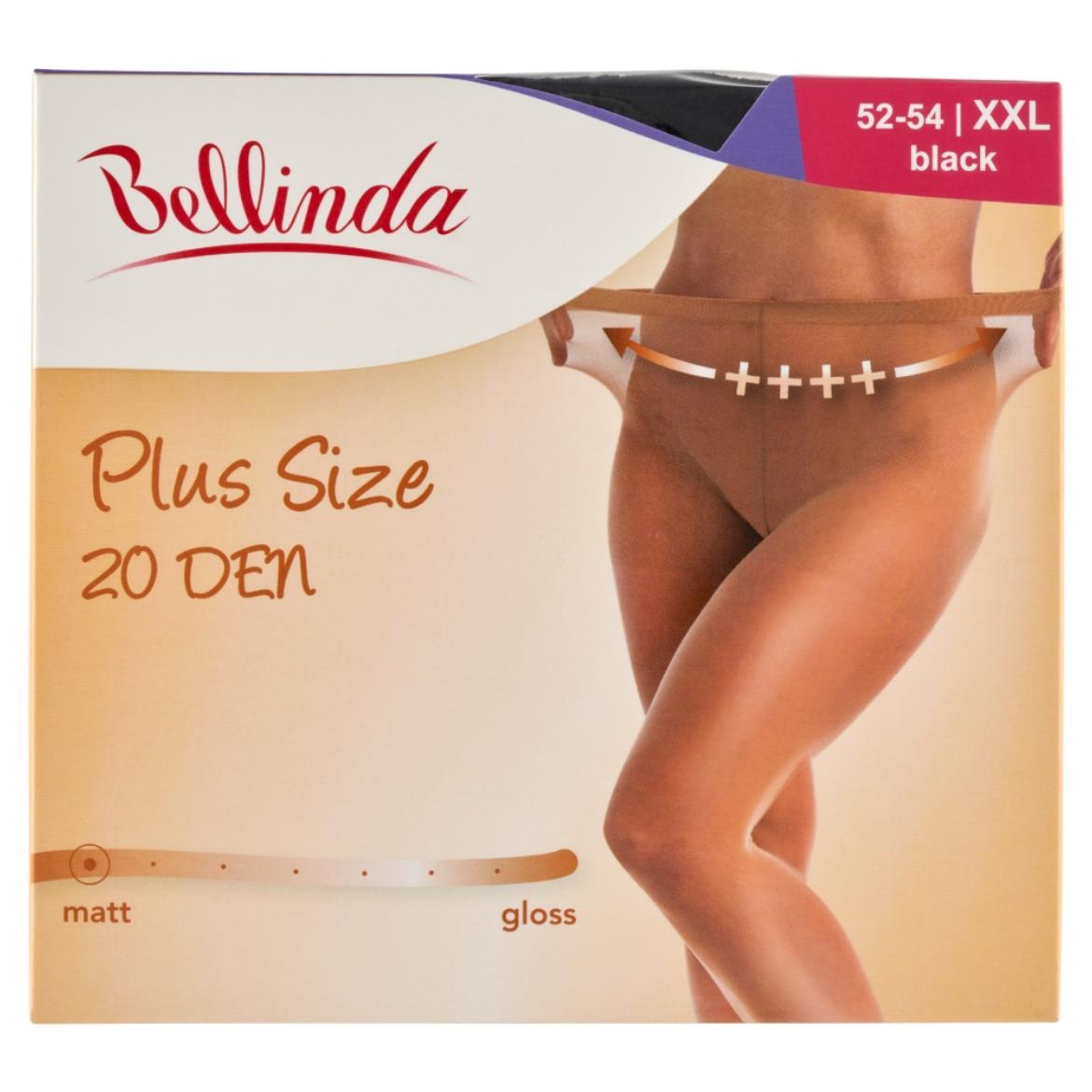 Bellinda Plus Size harisnya, fekete XXL