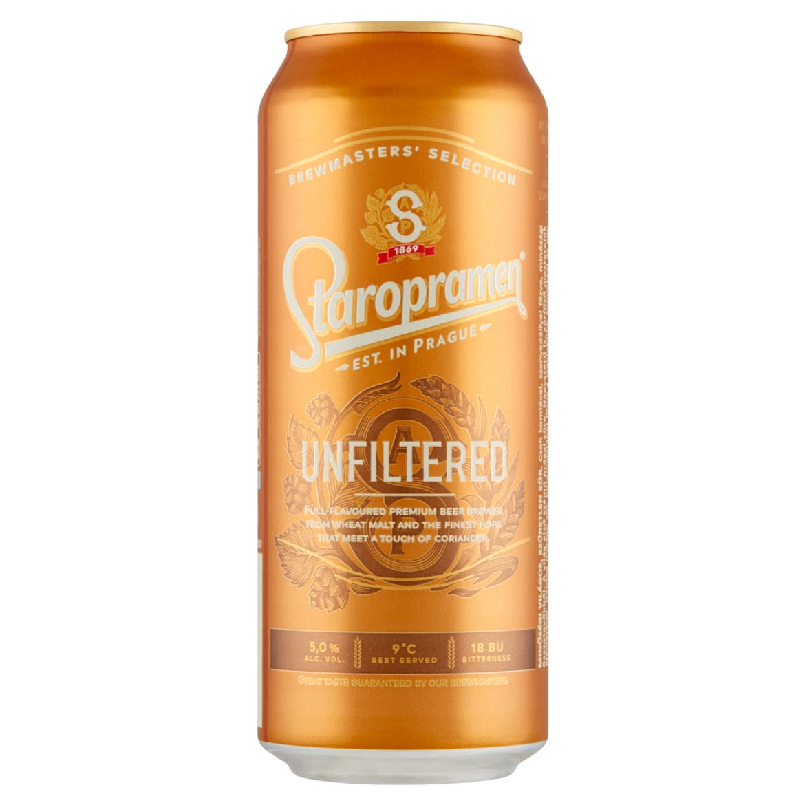 Staropramen Unfiltered minőségi világos, szűretlen sör 5% 0,5 l