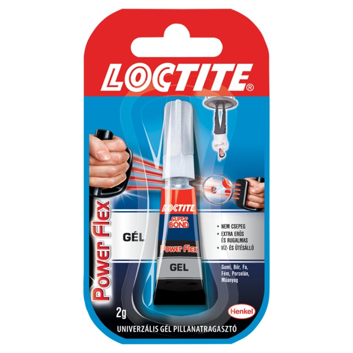 Loctite Super Bond Power Flex Gel univerzális gél pillanatragasztó