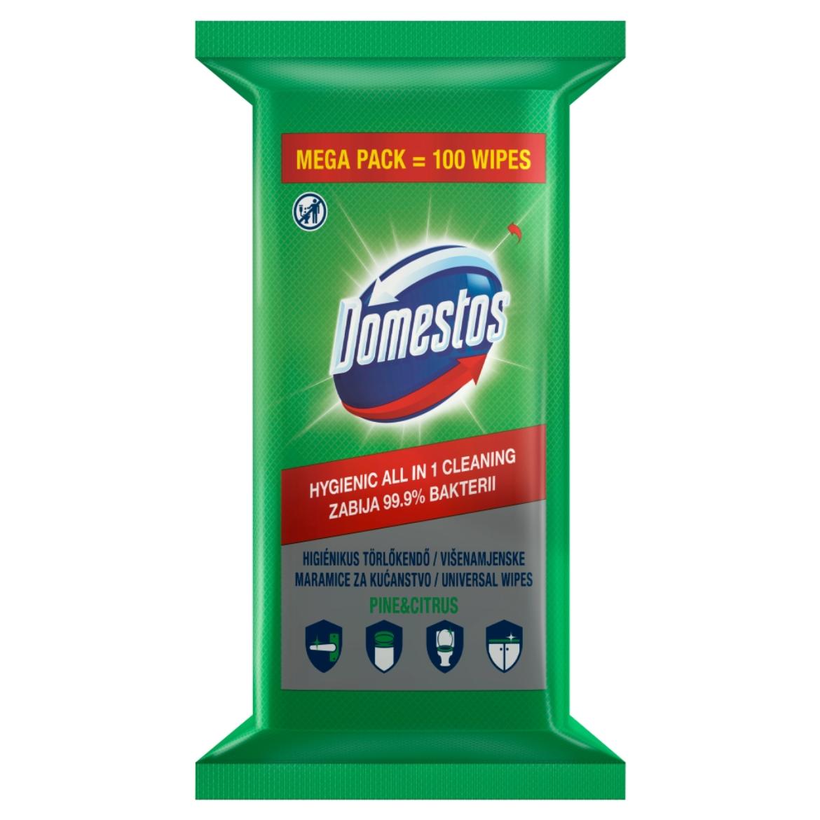 DOMESTOS Pine higiénikus törlőkendő