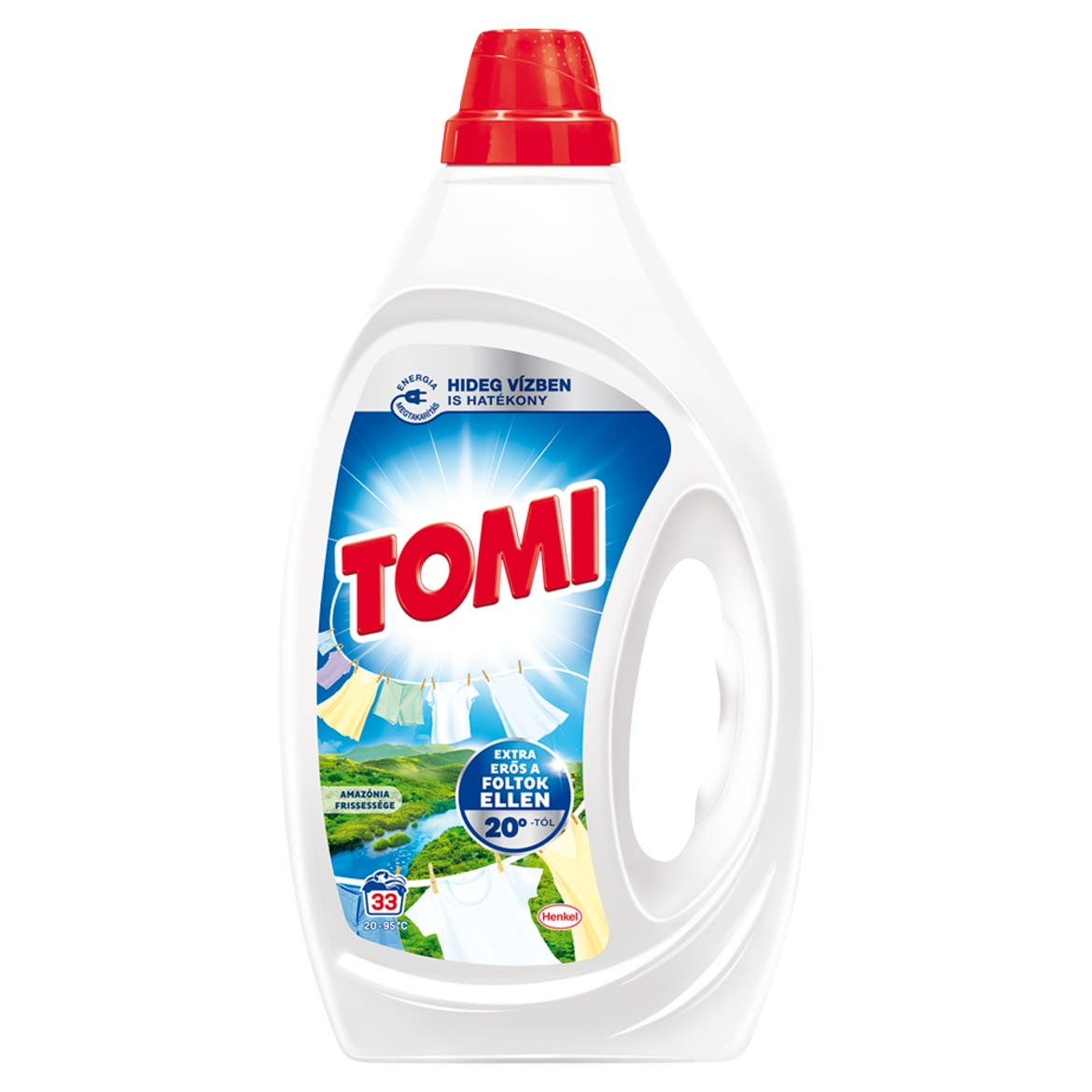 Tomi Amazon Fresh univerzális mosógél, 33 mosás, 1,485 L