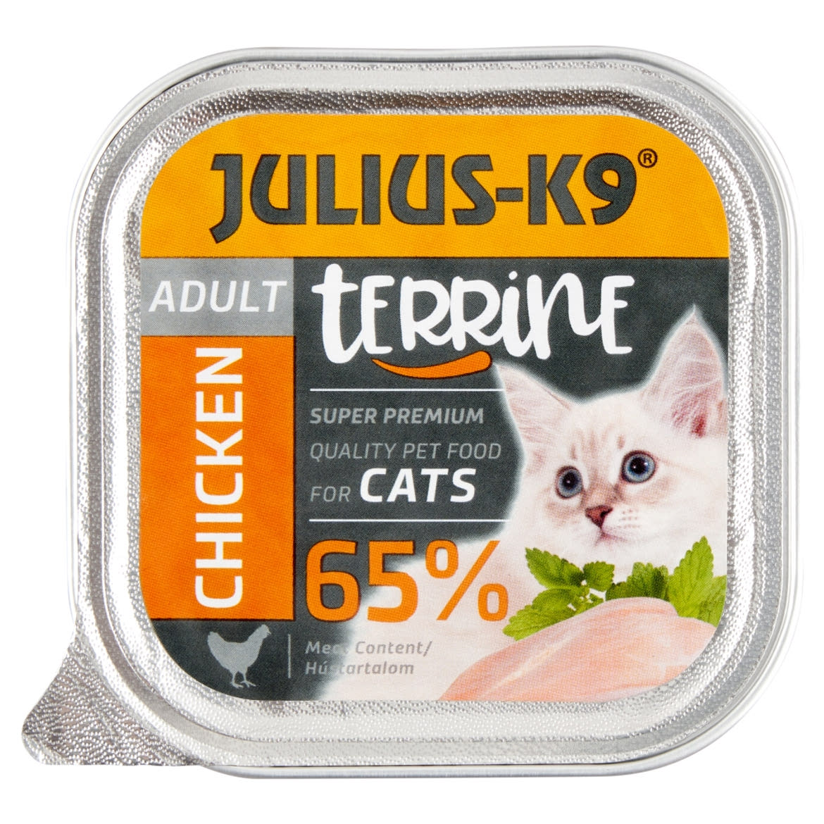 Julius-K9 csirkével teljes értékű eledel felnőtt macskák számára