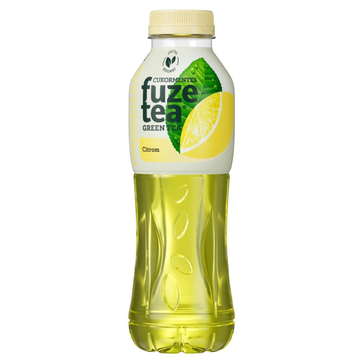FuzeTea energiamentes, szénsavmentes citromízű üdítőital zöld tea kivonattal
