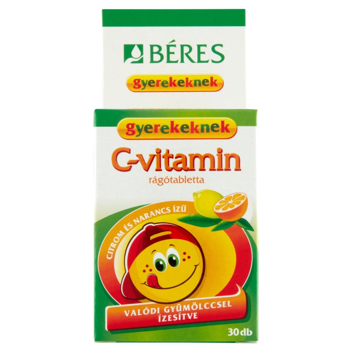 Béres Egészségtár C-vitamin rágótabletta gyerekeknek