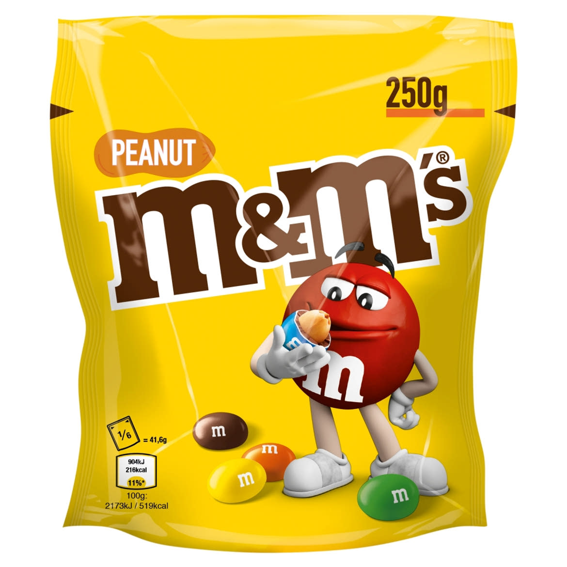 M&M's földimogyorós drazsé tejcsokoládéban cukorbevonattal