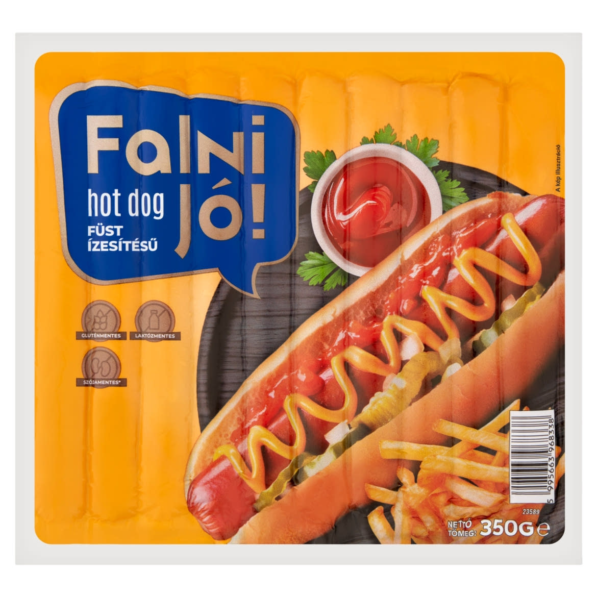Falni Jó! füst ízesítésű hot-dog 10 db