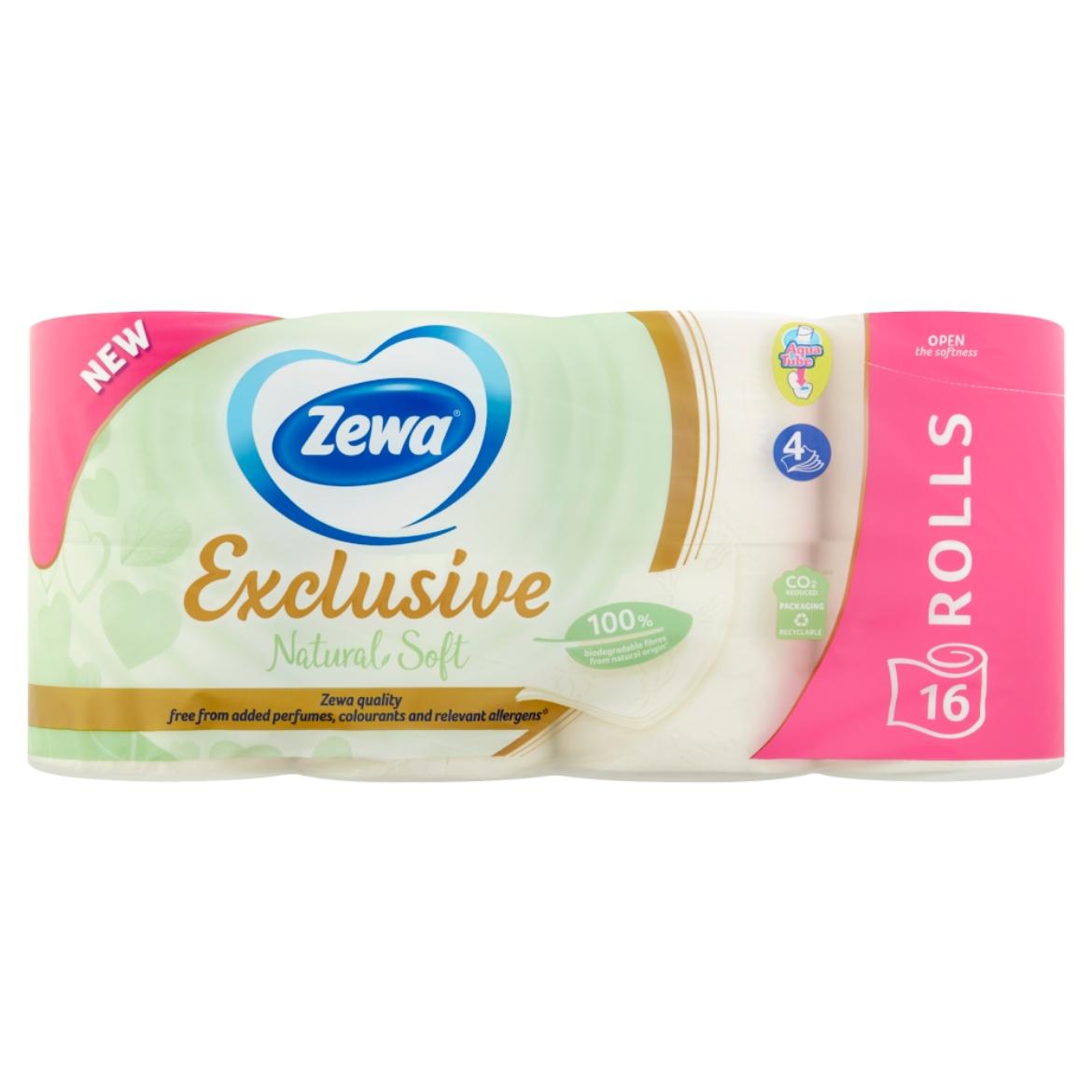 Zewa Exclusive Natural Soft toalettpapír 4 rétegű