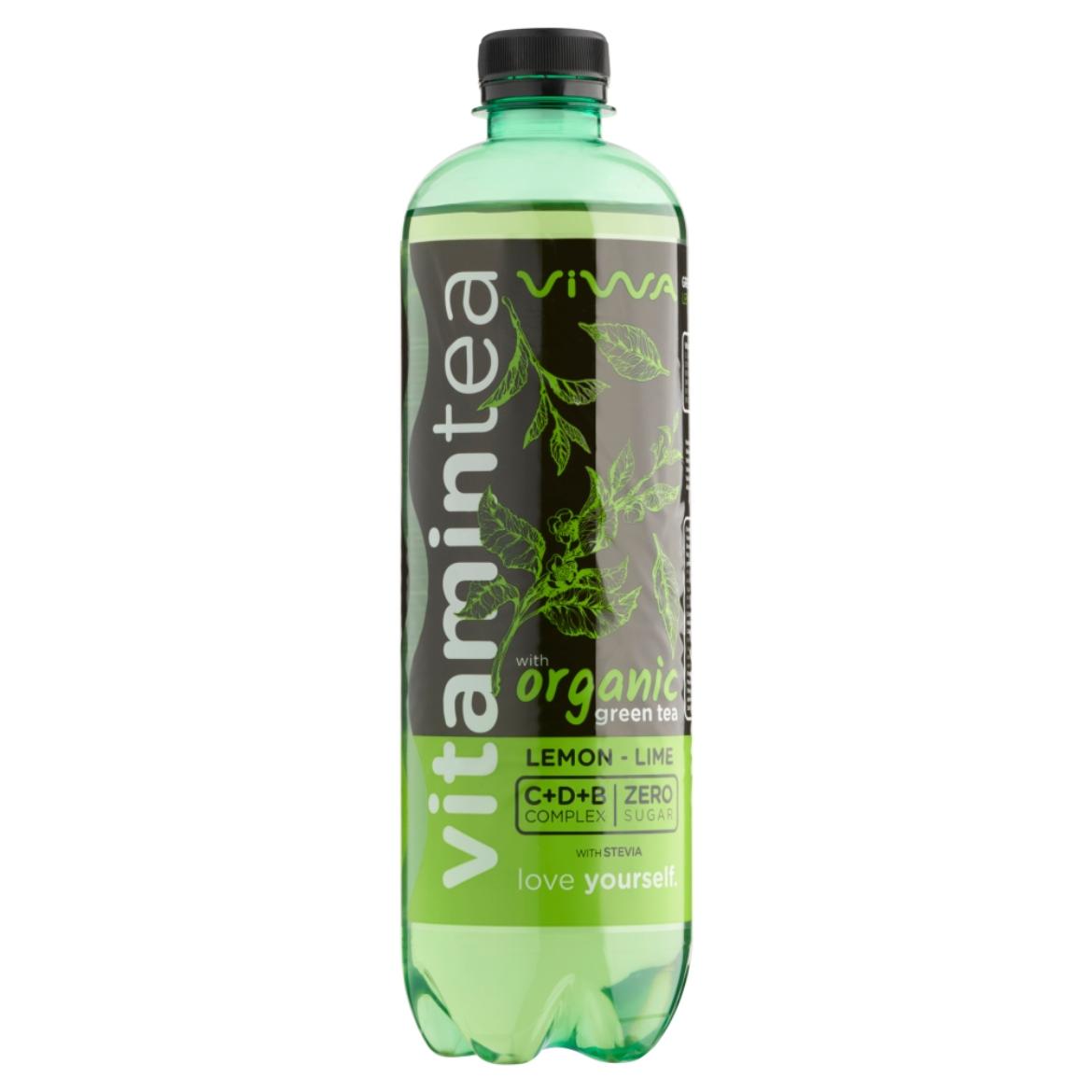 Viwa Vitamintea citrom-lime ízű energiamentes szénsavmentes üdítőital zöld tea kivonattal