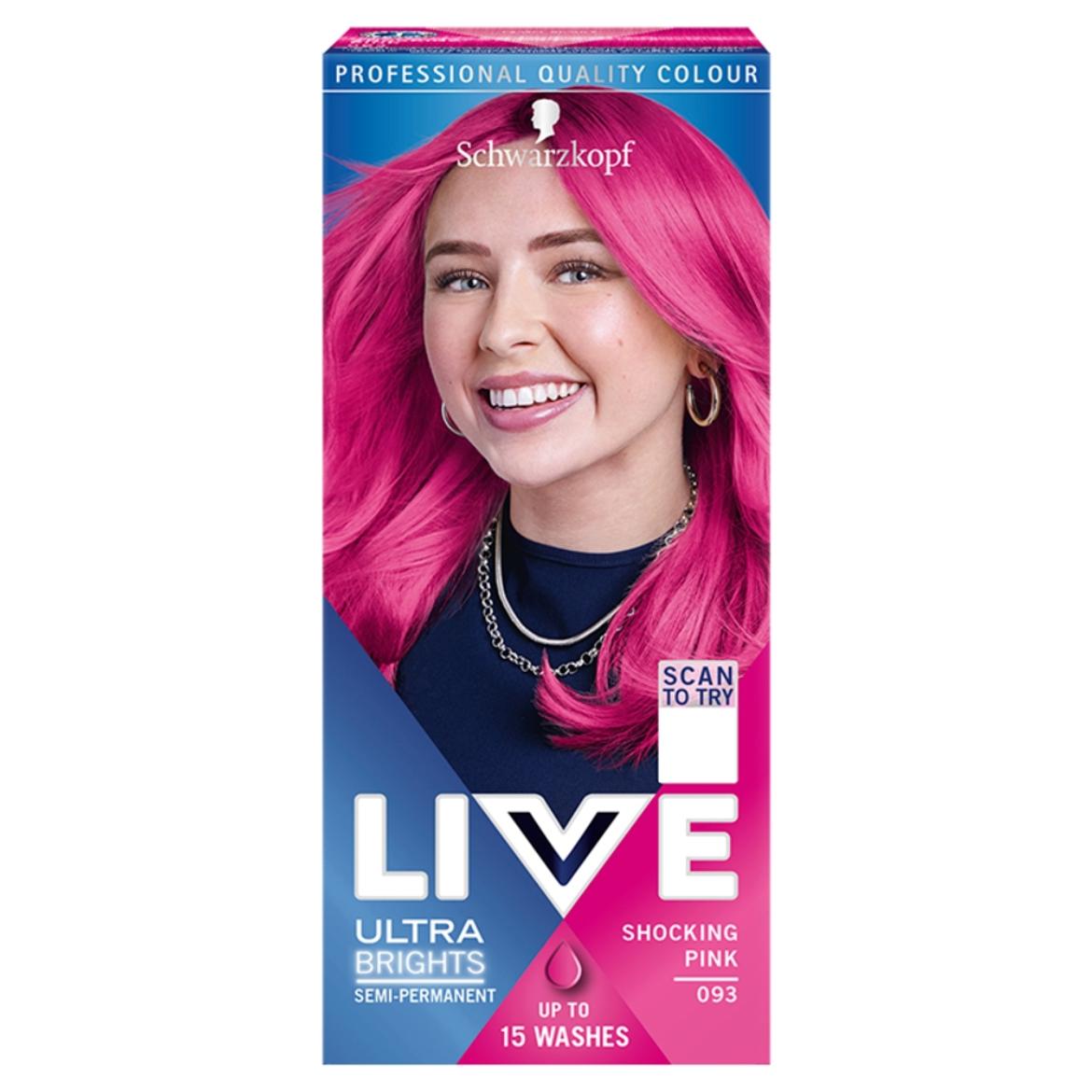Schwarzkopf Live hajszínező 93 Sokkoló pink