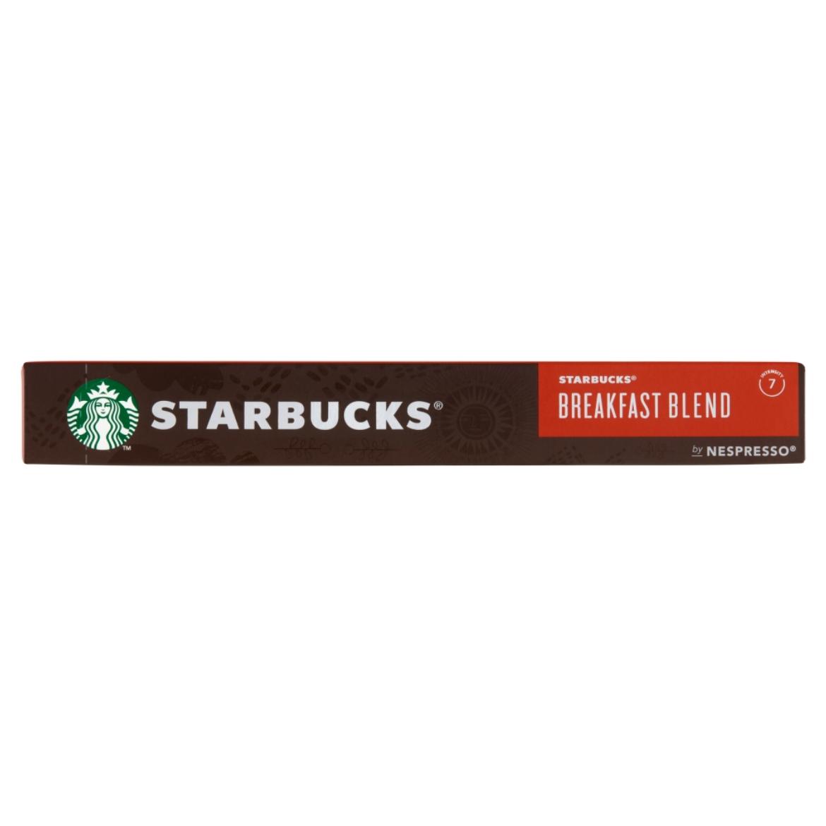 Starbucks Breakfast Blend őrölt pörkölt kávé kapszula 10 db