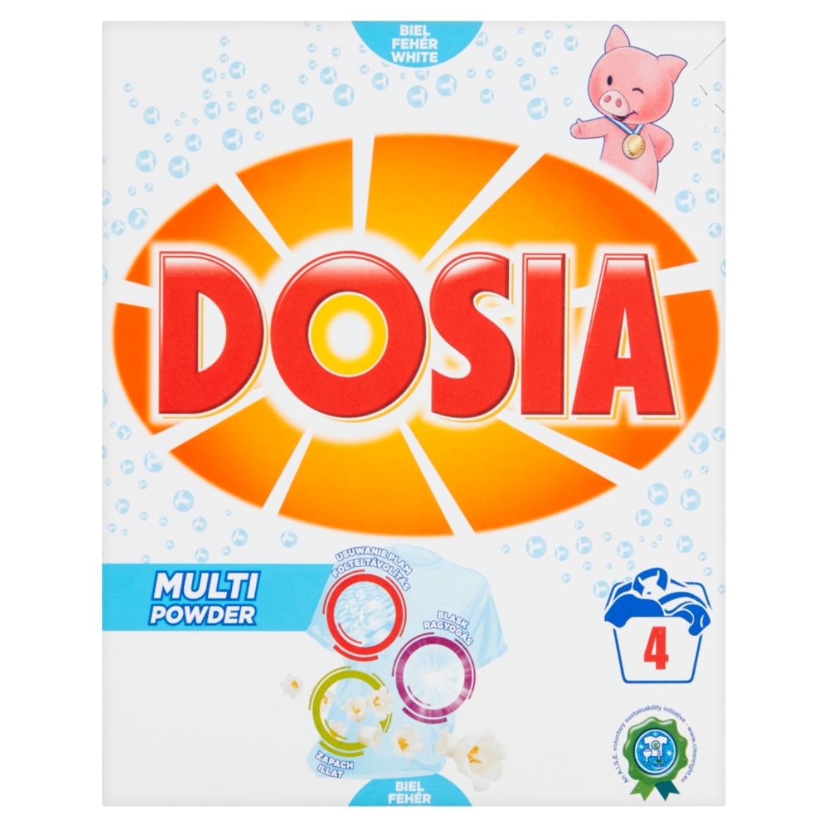 Dosia Multi Powder mosópor fehér ruhákhoz 4 mosás