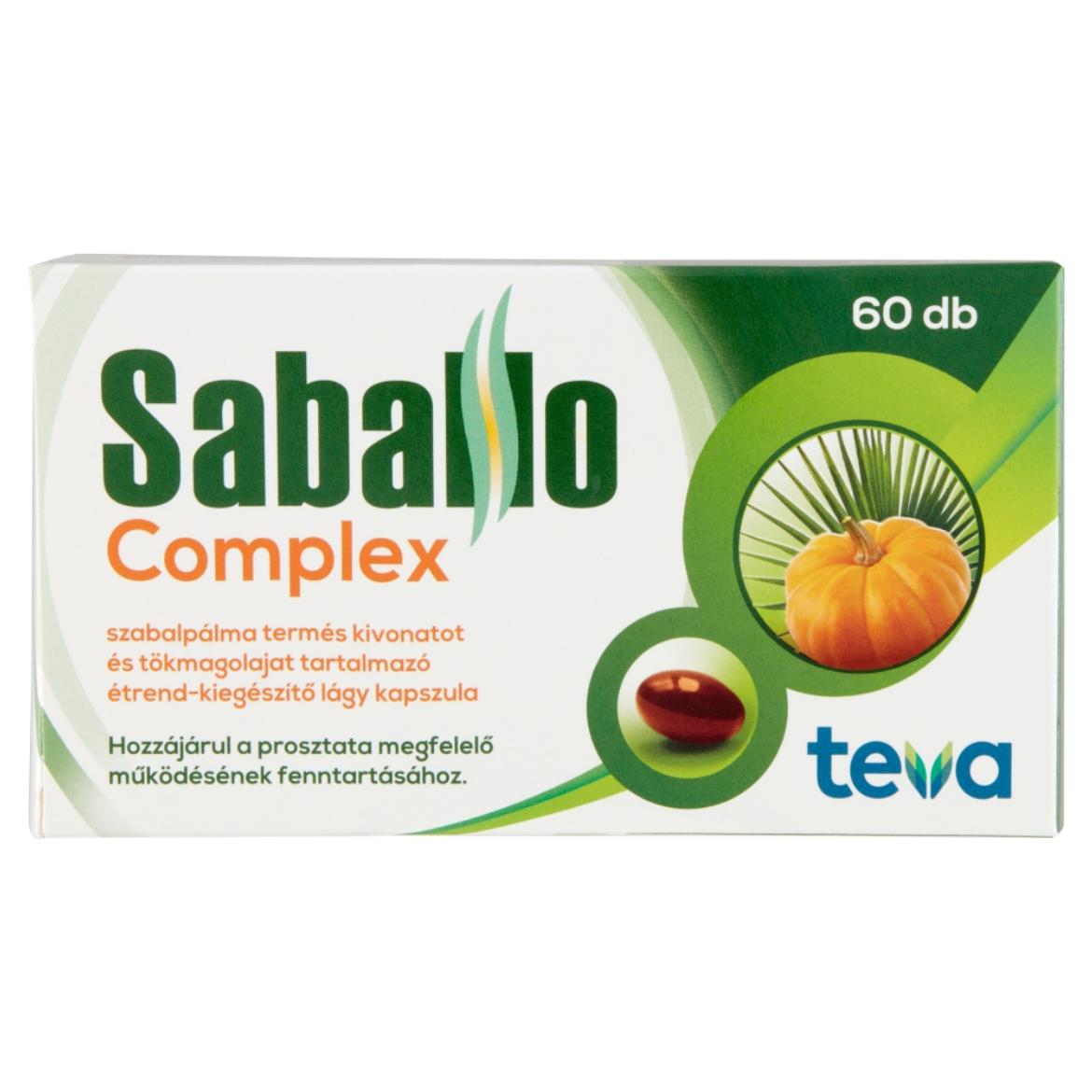 Saballo Complex szabalpálma termés kivonatot és tökmagolajat tartalmazó étrend-kiegészítő