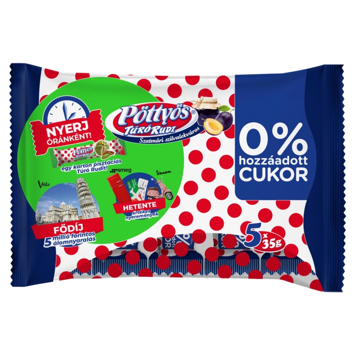 Pöttyös Túró Rudi 0% hozzáadott cukorral, Szatmári szilvalekváros