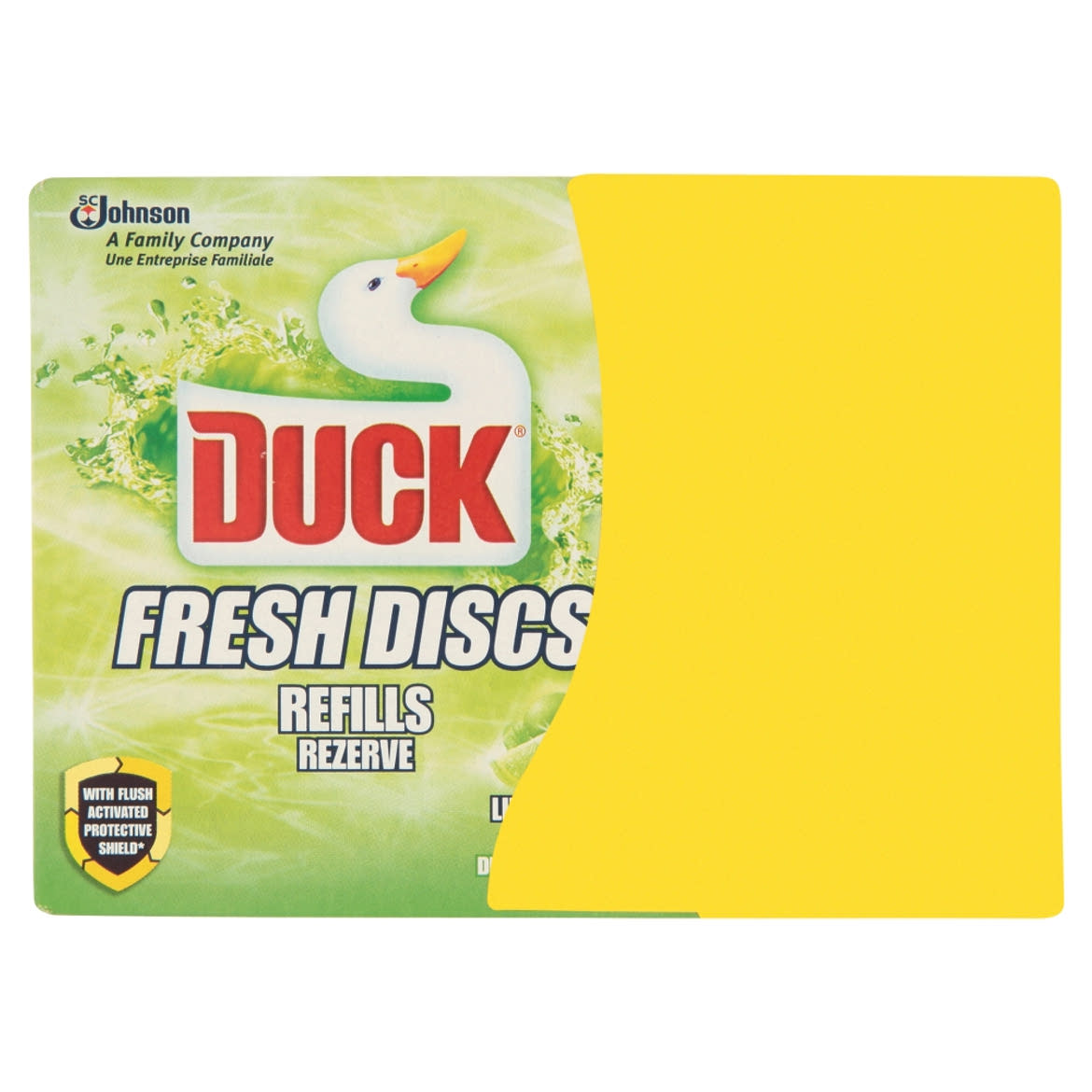 Duck Fresh Discs Lime WC-öblítő korong utántöltő 2 x 36 ml