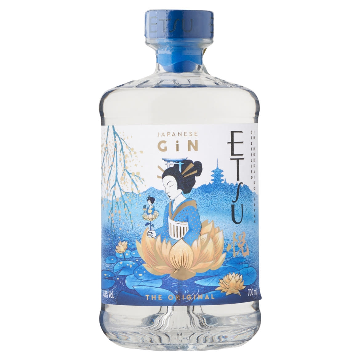 Etsu japán gin 43% 0,7 l