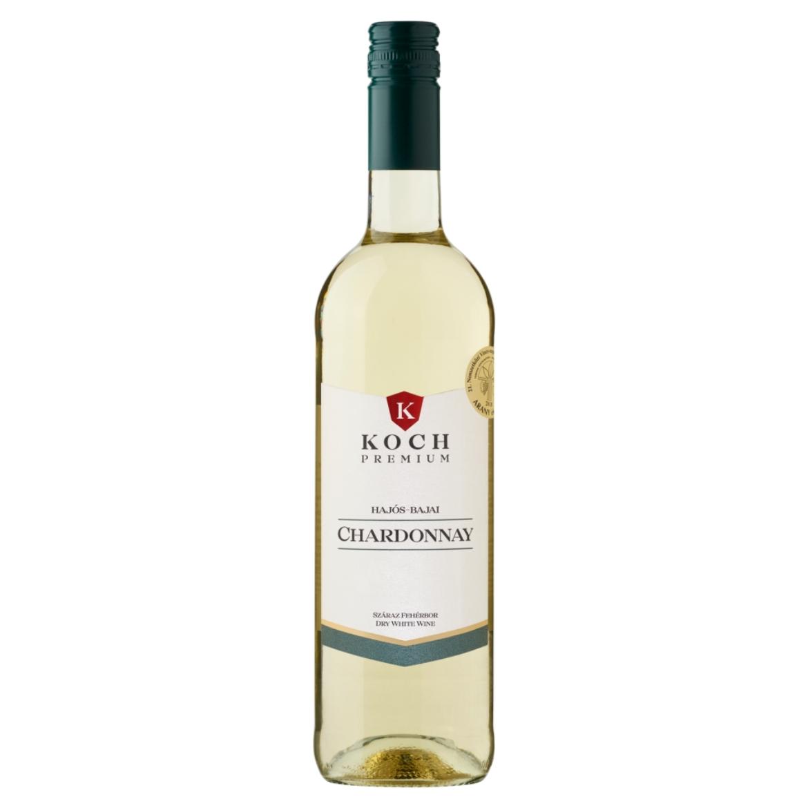 Koch Premium Hajós-Bajai Chardonnay száraz fehérbor
