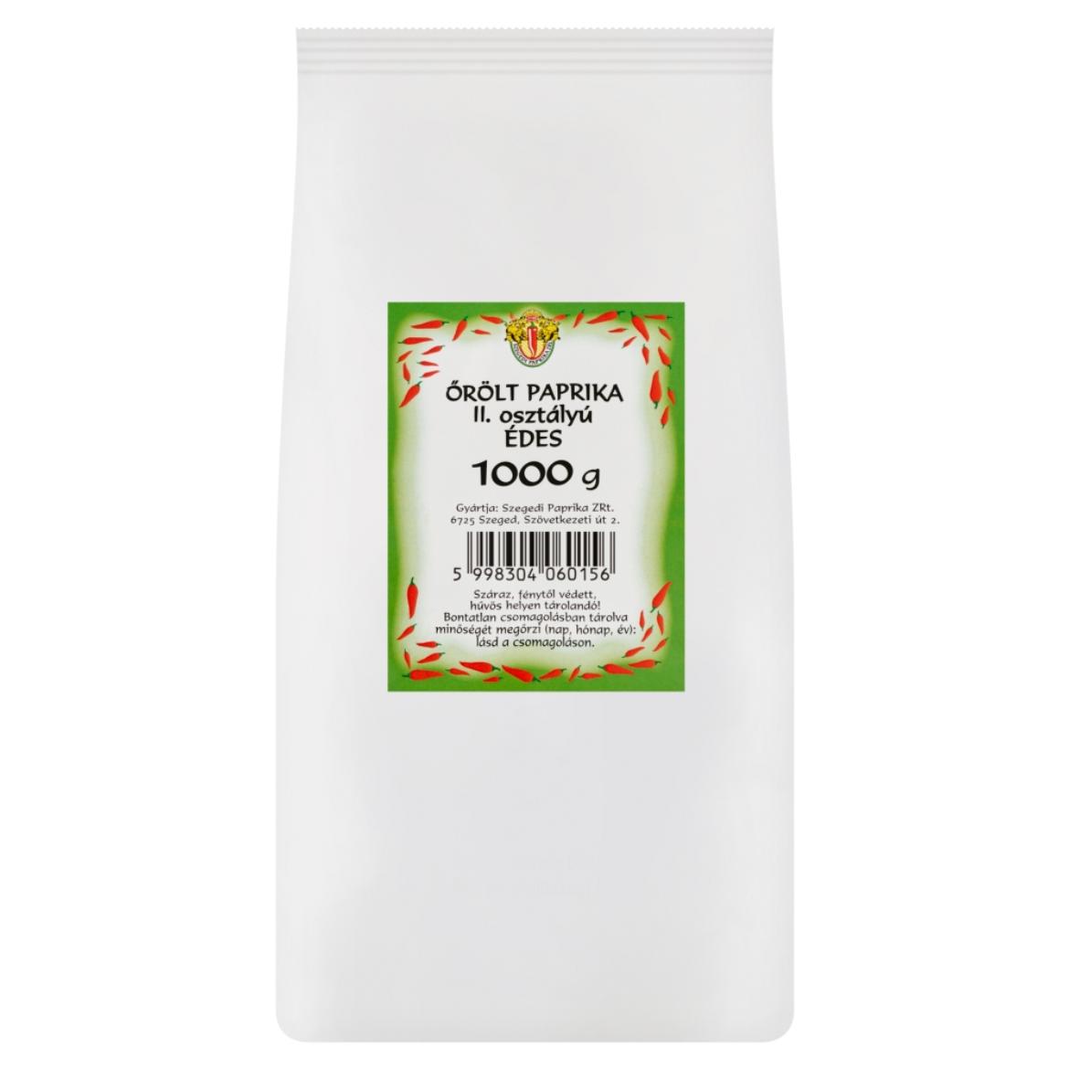 II. osztályú őrölt édes paprika
