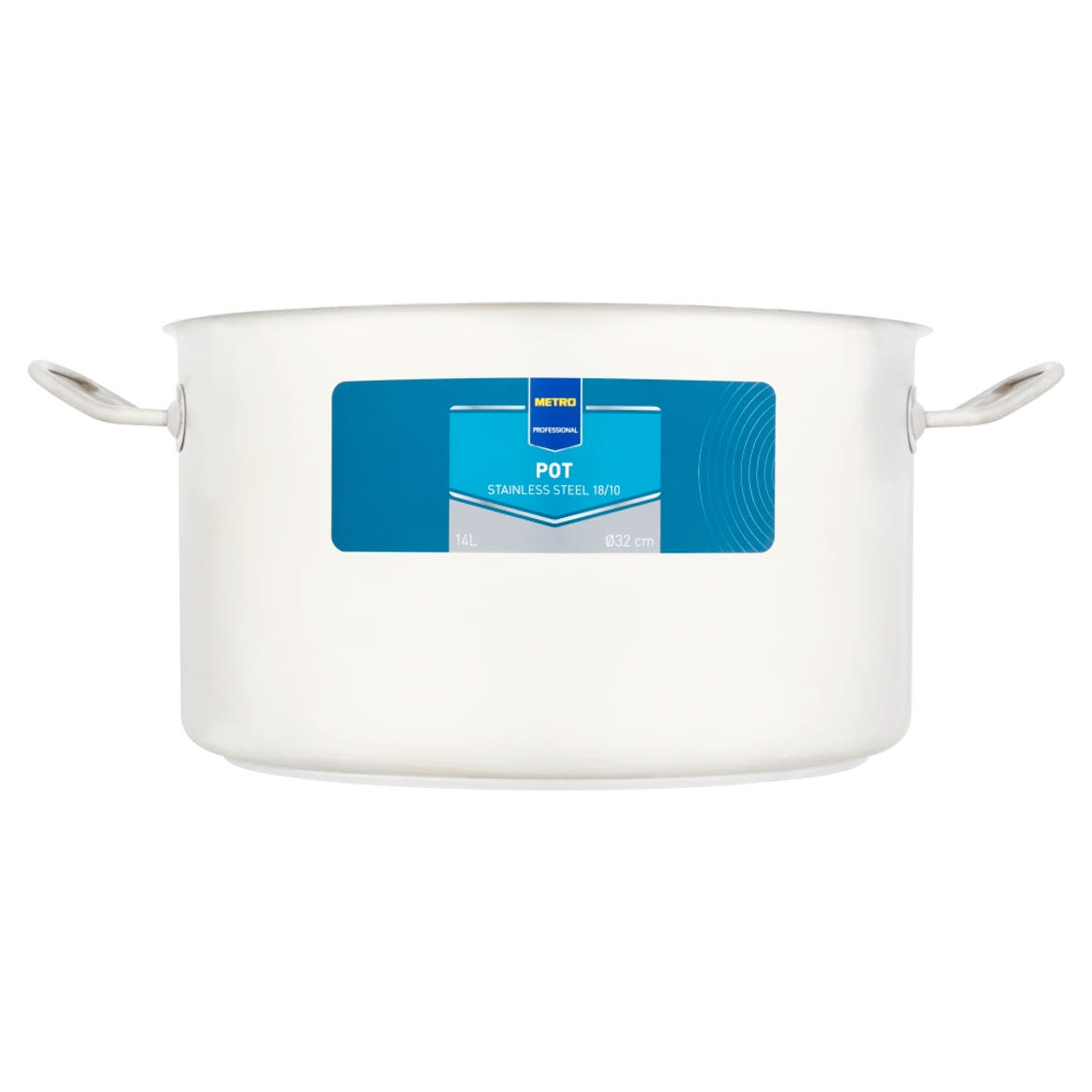 Metro Professional rozsdamentes acél edény 32 cm 14 l