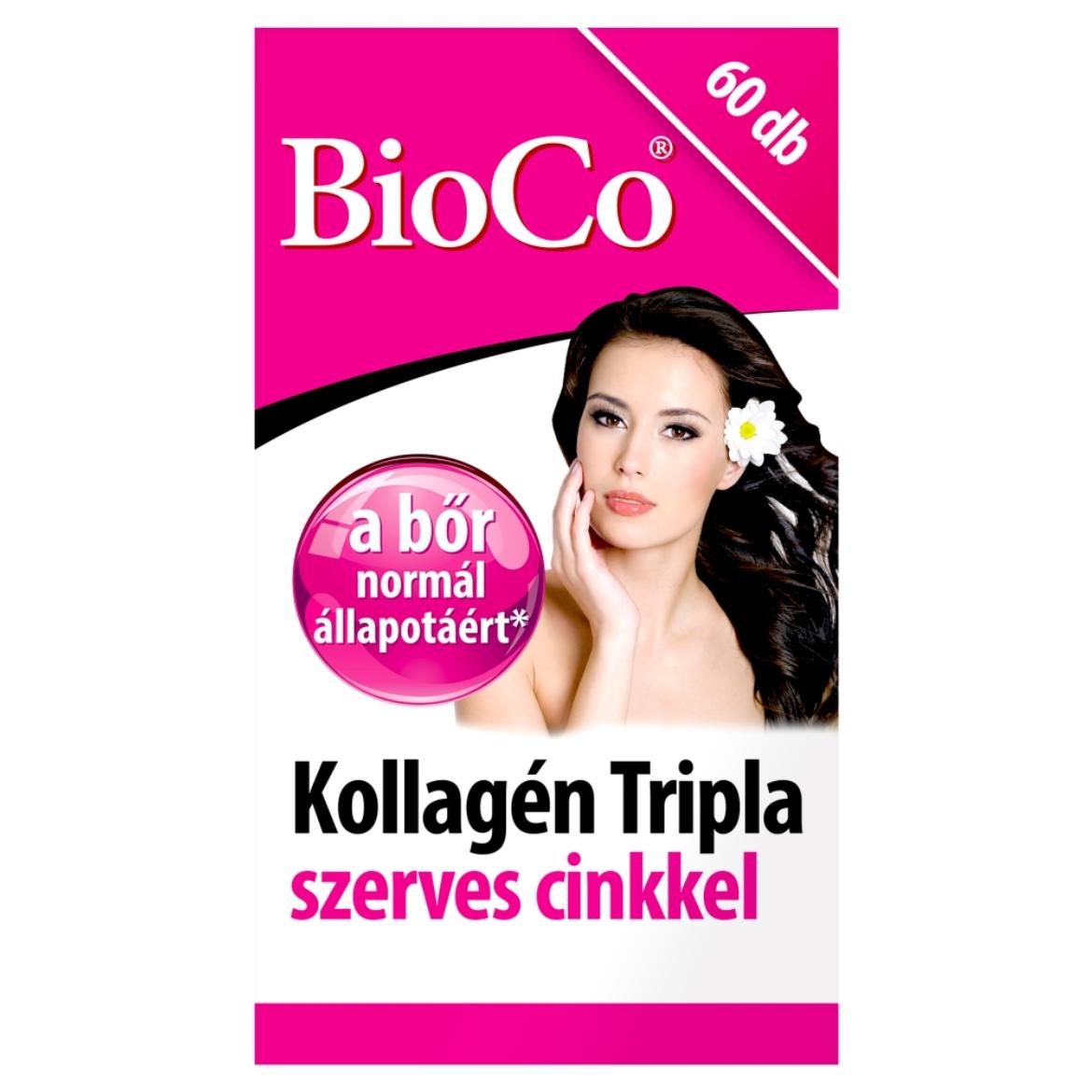 BioCo Kollagén Tripla szerves cinkkel tabletta