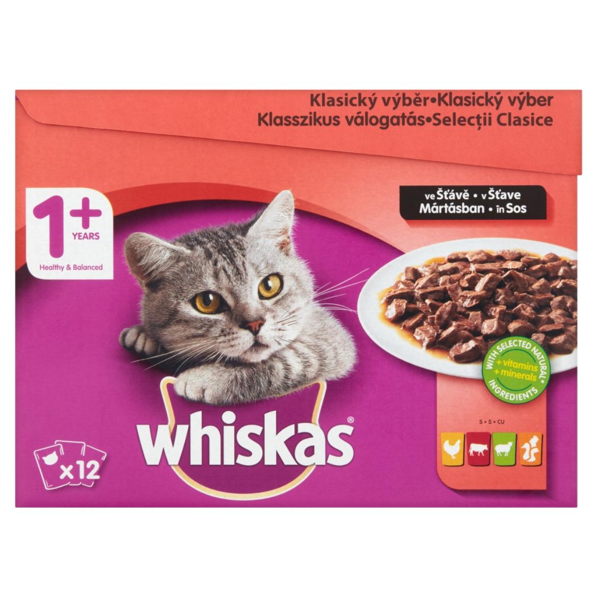 Whiskas macska tasak MP húsos 12x100g