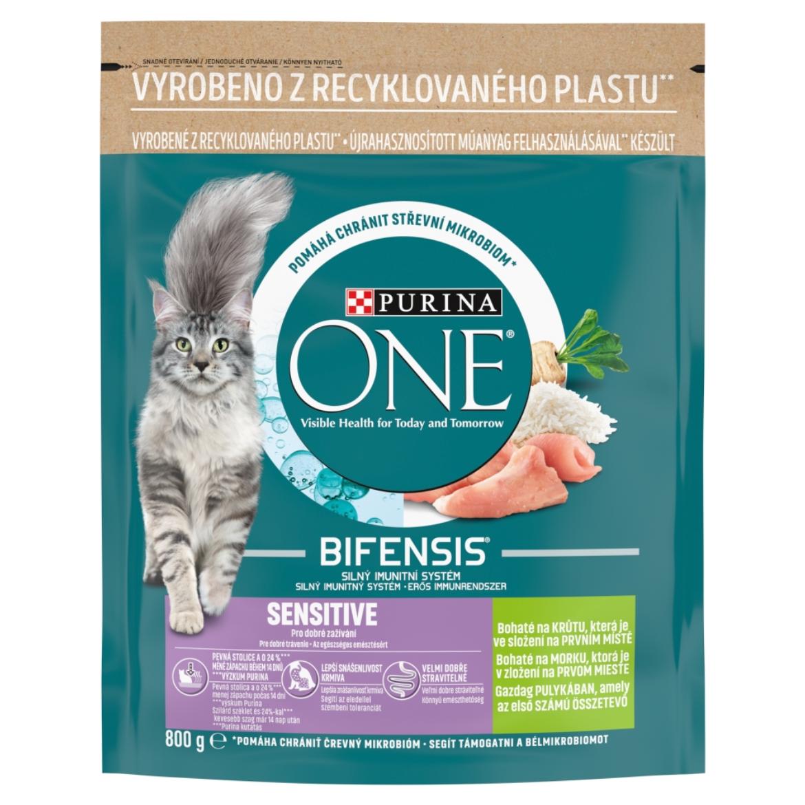 Purina One Bifensis pulykában gazdag teljes értékű állateledel felnőtt macskák számára