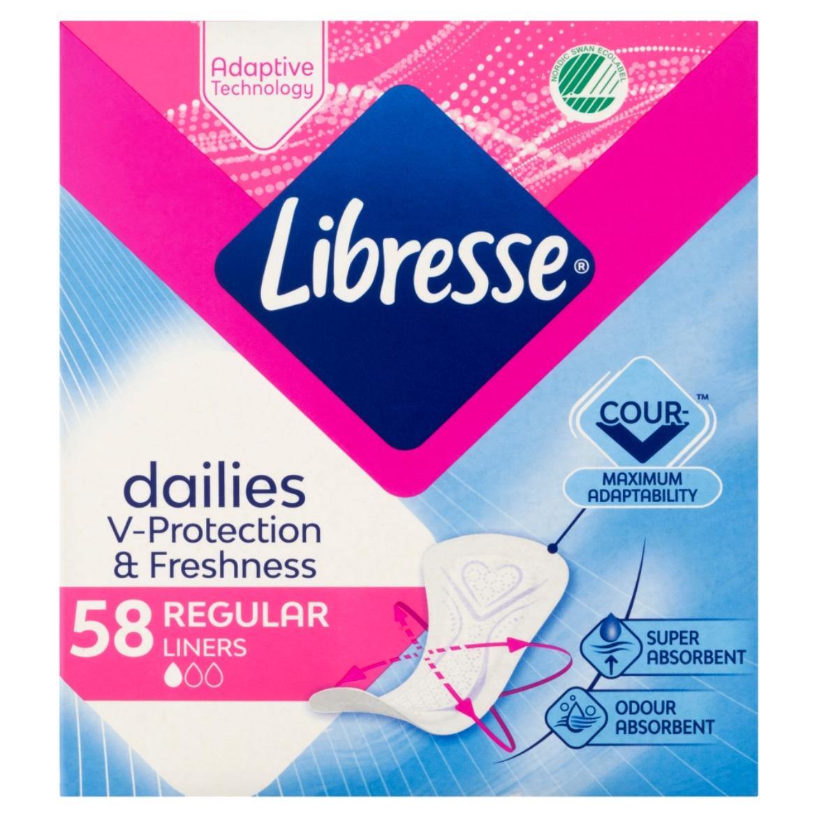 Libresse Dailies Fresh Regular tisztasági betét 58 db