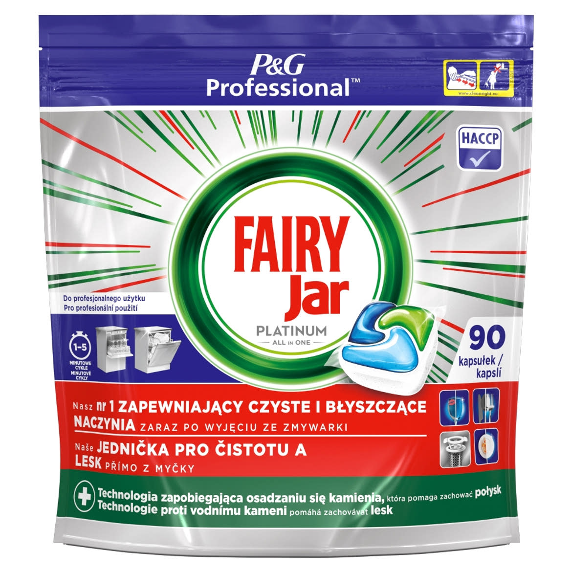 Jar Professional Platinum Mosogatógép-Kapszula, Csomagonként