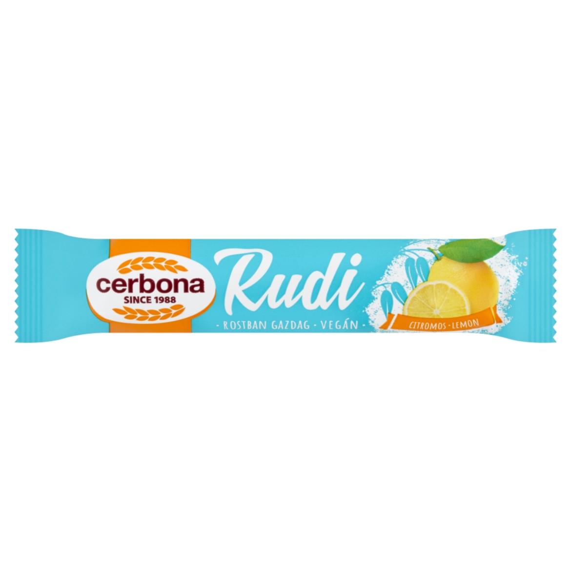 Cerbona Rudi zabrúd citromos töltelékkel, kakaós bevonattal