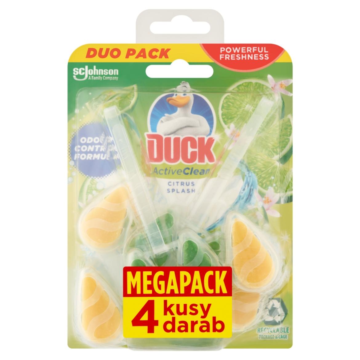 Duck Active Clean Lime Wc frissítő rúd 4x38 g