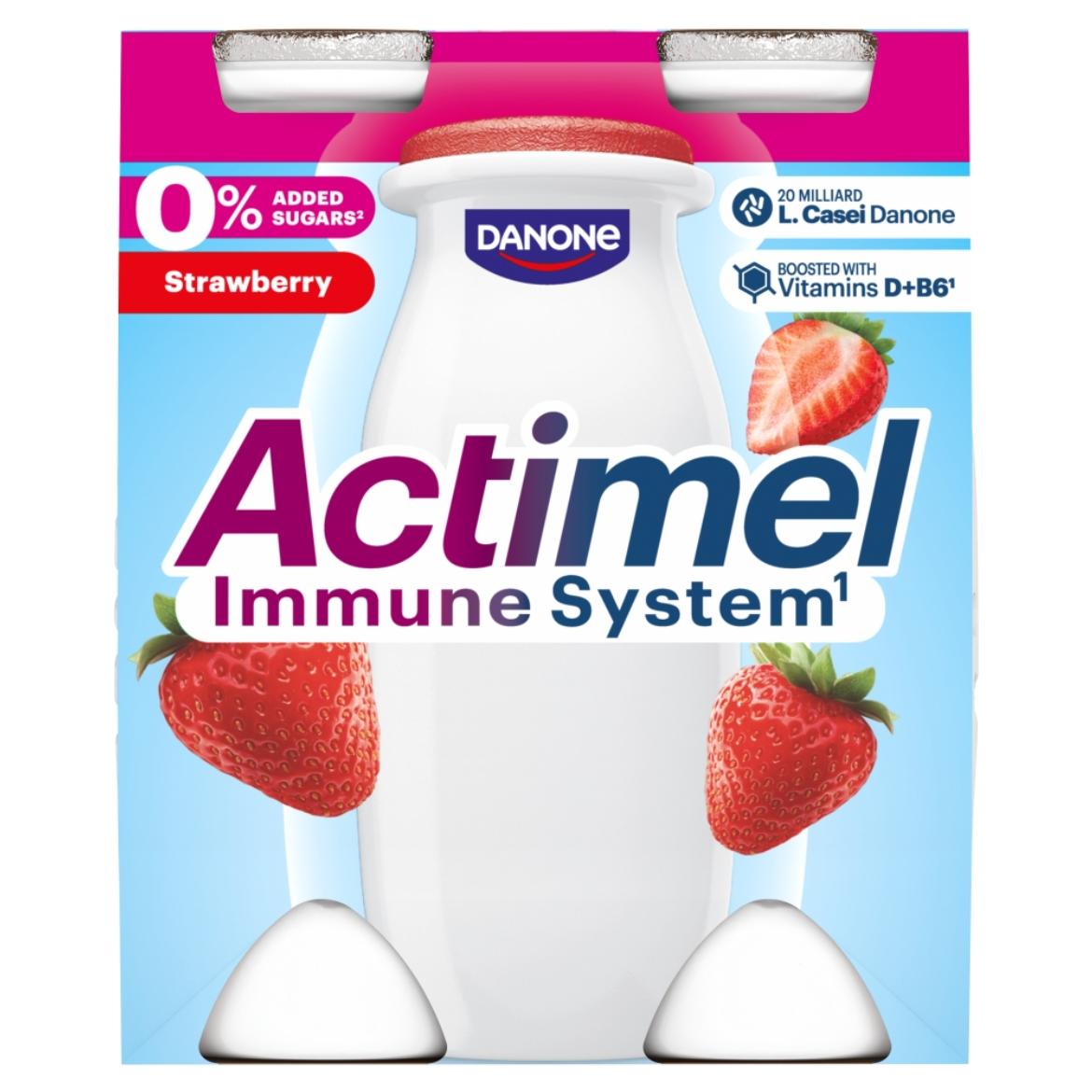 Danone Actimel eperízű sovány joghurtital édesítőszerekkel, B6- és D-vitaminnal 4 x  (400 g)