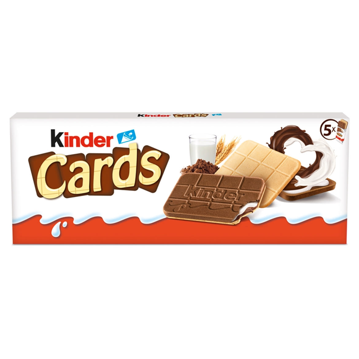 Kinder Cards ropogós ostya tejes és kakaós töltelékkel