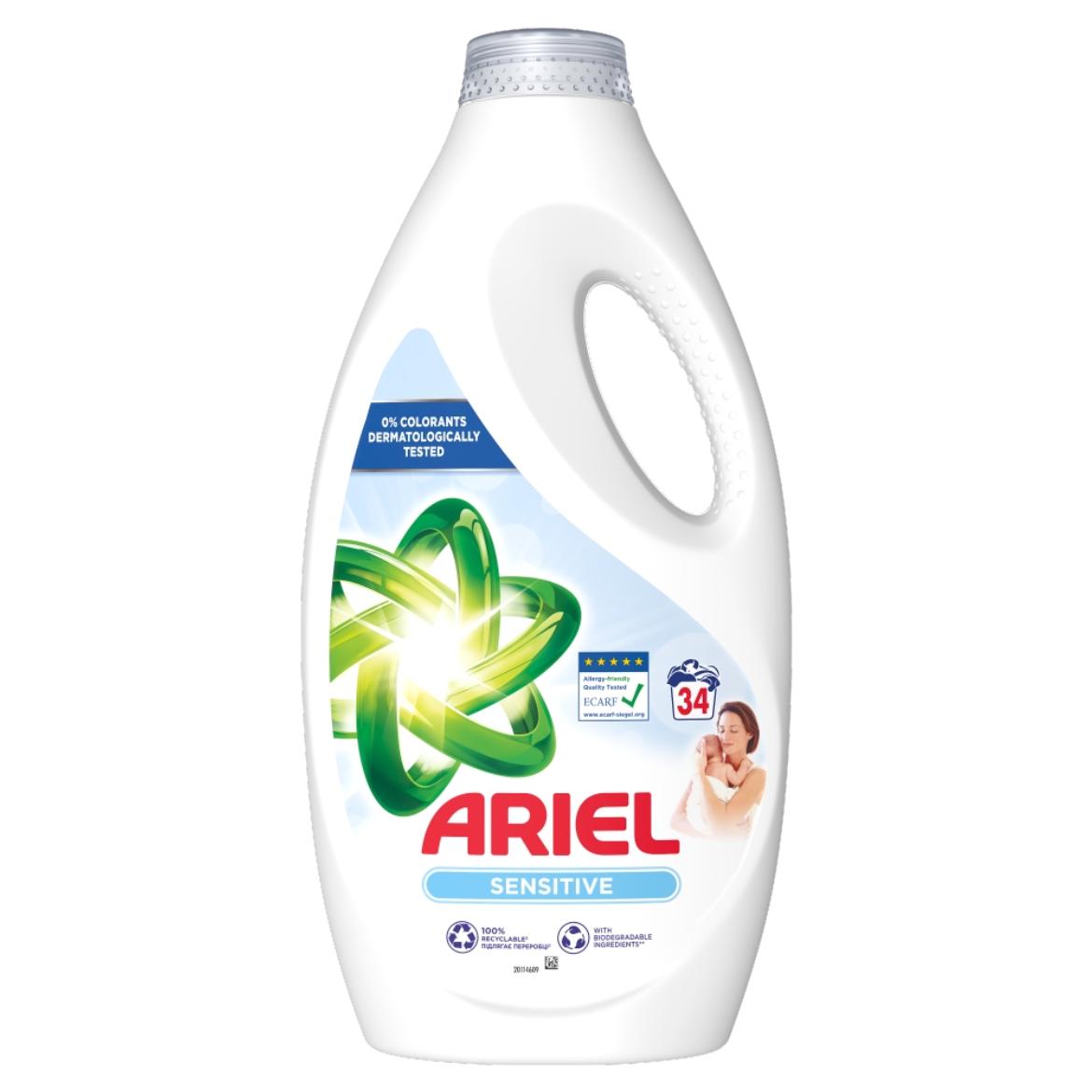Ariel Sensitive Skin Clean & Fresh Mosószer 1.7l, 34 Mosáshoz