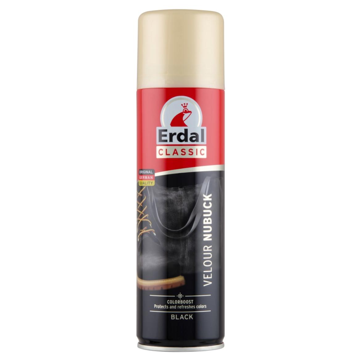 Erdal Velúr-Nubuk Fekete Spray